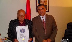 International arbiter Sargis Demirchian certified by Guinness World Records