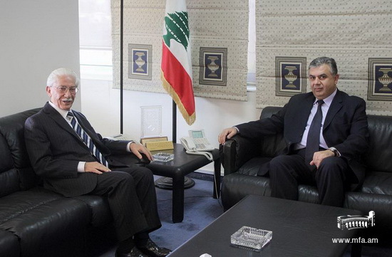 Lebanese Industry Minister, Armenian Ambassador discuss bilateral relations 