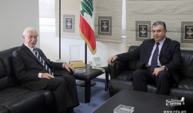 Lebanese Industry Minister, Armenian Ambassador discuss bilateral relations 