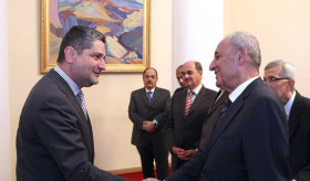 Prime Minister Tigran Sargsyan welcomed Lebanon Parliament Speaker Nabih Berry