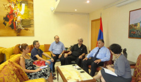 Armenian Genocide Centenary Central Body meeting was held at the premises of the Embassy of Armenia