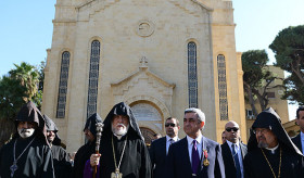 PRESIDENT SERZH SARGSYAN MET WITH THE REPRESENTATIVES OF THE ARMENIAN COMMUNITY OF LEBANON