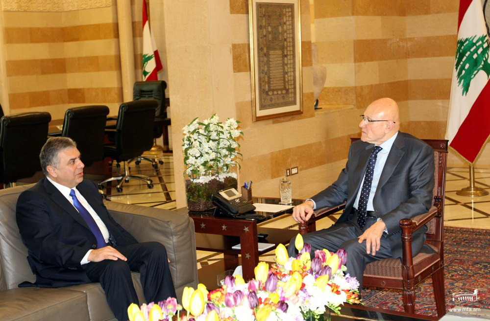 Meeting with the Lebanese Prime Minister Tammam Salam