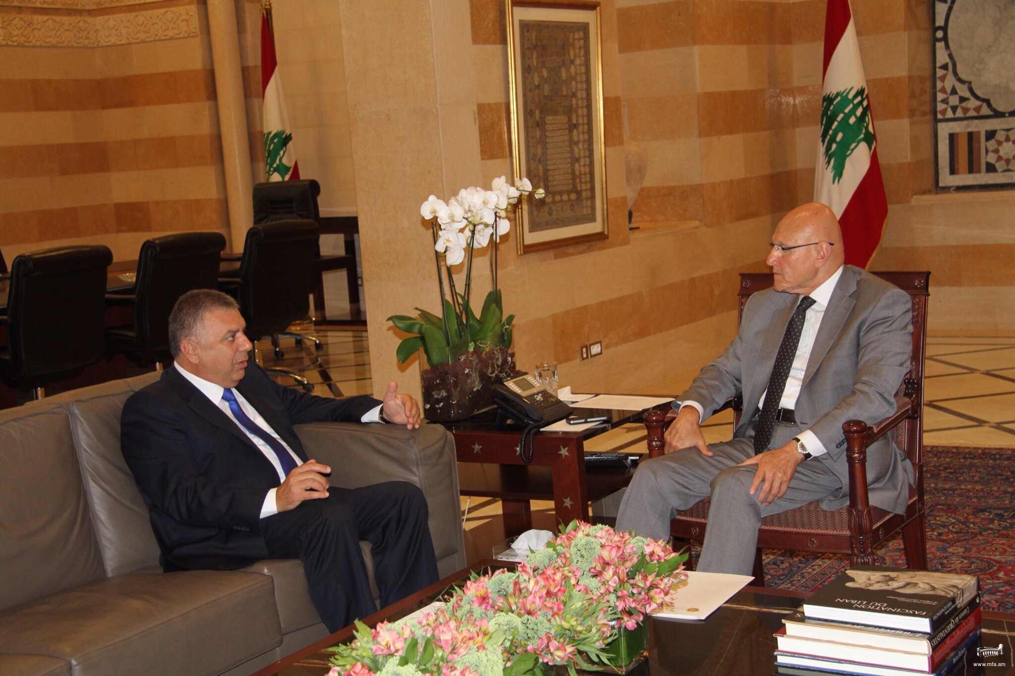 Ambassador Kocharian met with the Prime Minister of Lebanon