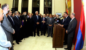 Official reception dedicated to the 23rd anniversary of independence of the Republic of Armenia 