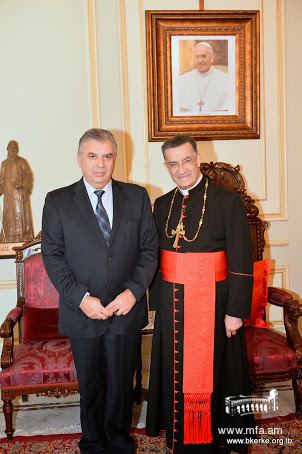 Ambassador Kocharian met with the Patriarch Bechara Rahi