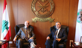 Meeting with the Deputy Prime Minister, Minister of Defense of Lebanon Samir Moqbel