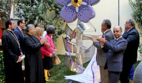 Inauguration of a memorial dedicated to the Centennial of the Armenian Genocide in Haigazian University