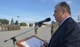 Ambassador Kocharian participated in the ceremony of the transfer of authority of Armenian peacekeeping UNIFIL contingent  