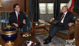Դեսպան Մկրտչյանի հանդիպումը Լիբանանի խորհրդարանի նախագահի հետ